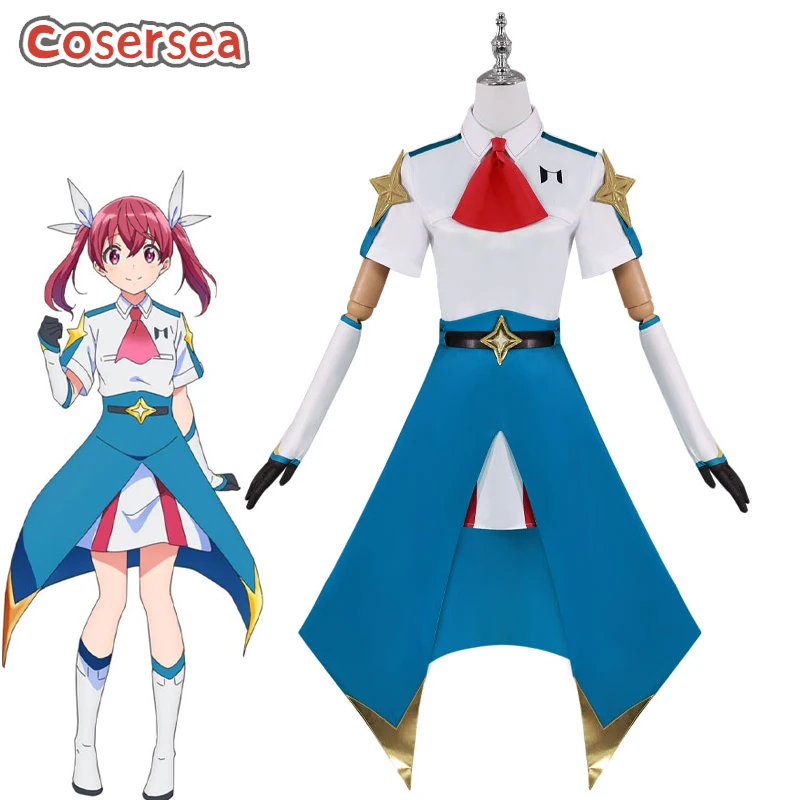 Cosersea Kana Sakuragi Косплей Костюм Magilumiere Co Ltd женское синее платье Хэллоуин вечерние Cos
