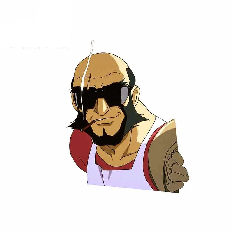 

Funny Car Stickers Cowboy Anime Manga Logo Sunscreen Waterproof PVC Car Stickers