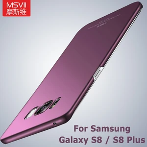 Матовый чехол Msvii для Samsung Galaxy S8 Plus S7 Edge, Жесткий Чехол из поликарбоната для Samsung S7 S8 Plus, чехлы