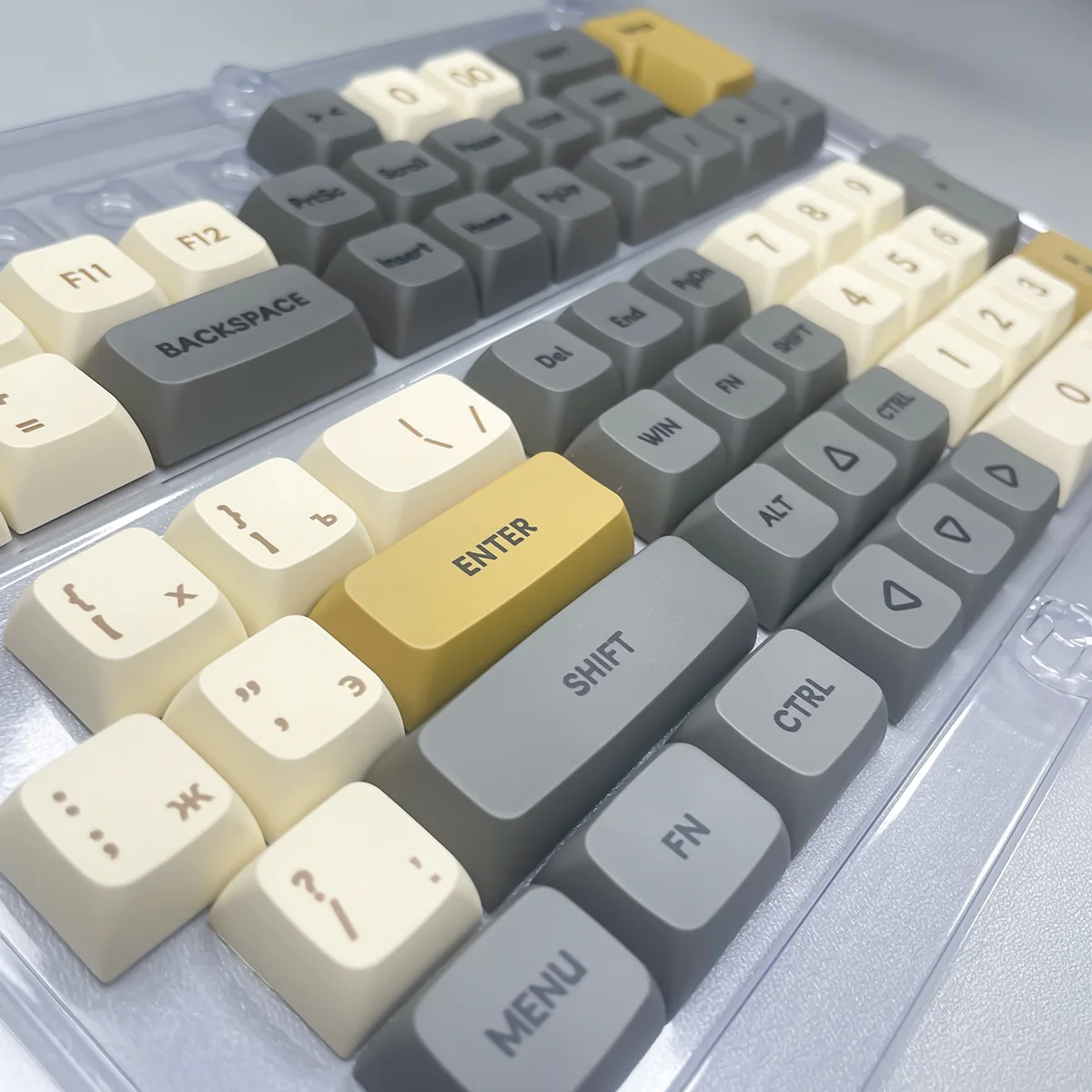 GOODGAO Механические колпачки для клавиатуры русская раскладка PBT сублимация