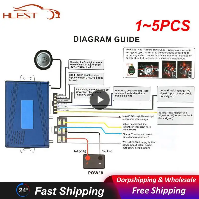 

1 ~ 5 шт. Замена автомобиля 12 В кнопка запуска и остановки двигателя автомобиля БЕСКЛЮЧЕВОЙ универсальный переключатель зажигания