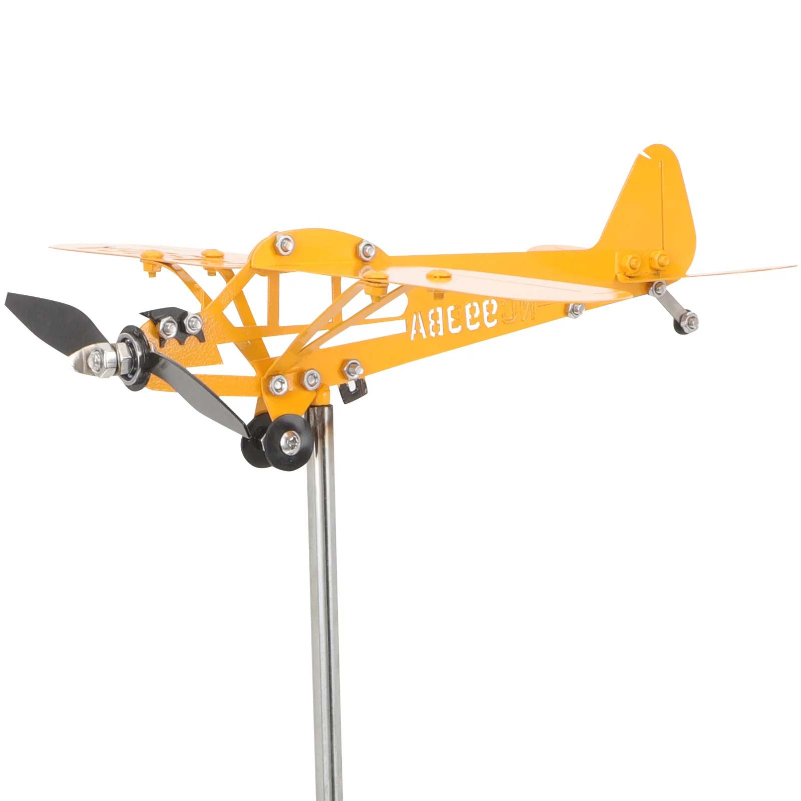 

Metal Backyard Windmill Deocr Airplane Garden Fortress Wind Airplanes Weathervane 3d Wind Sculpture Wind Airplane Sculpture