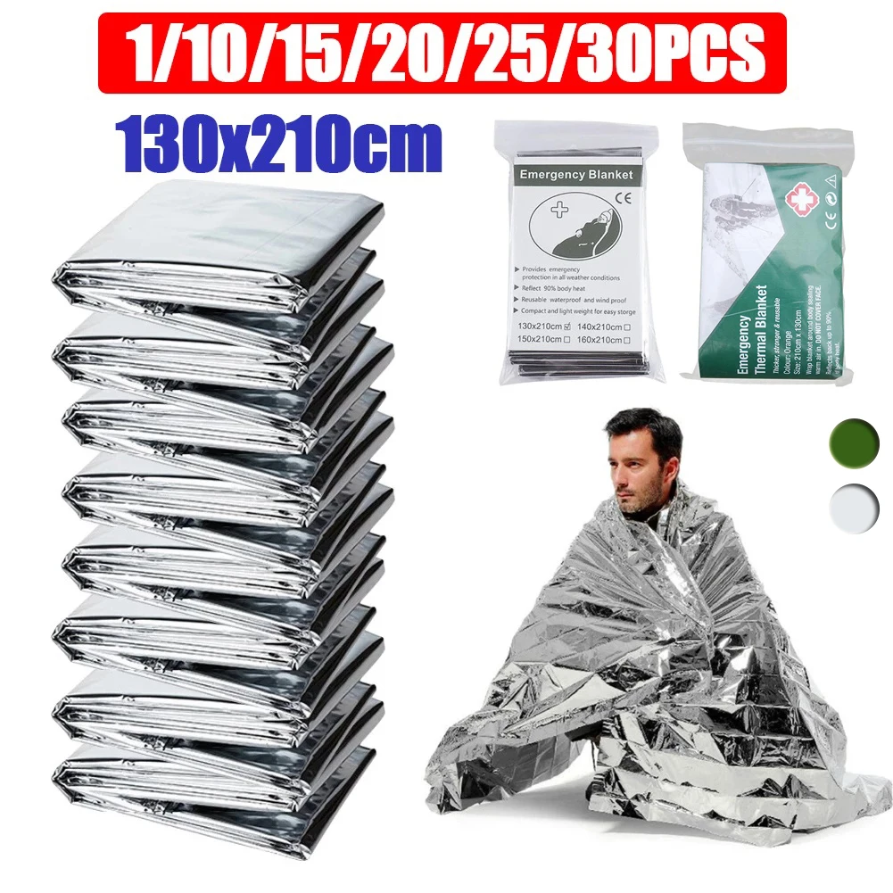 

1-30 шт., тактическое одеяло для экстренных ситуаций