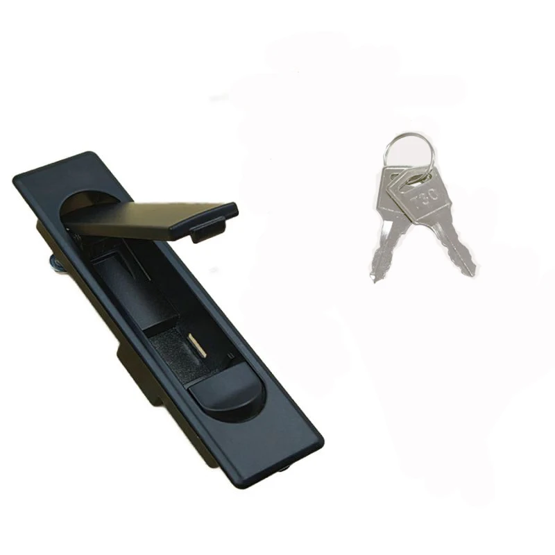 

Zinc Alloy MS730 Cabinet Lock Silver/Black Industrial Distribution Box Plane Mailbox Cabinet Lock