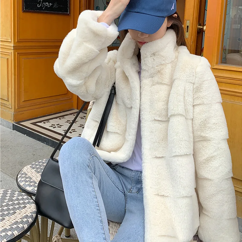 

Limited Coats Coats Woman Winter 2022 Fur Mink Fur Thick Winter High Street Other Slim Real Fur Women's Winter Coats 2022