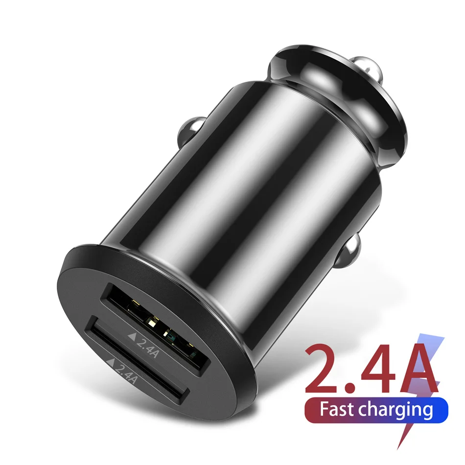 

Lovebay Dual Usb Car Charger For Mobile Phone Tablet GPS 4.8A Fast Charger Car- Charger Car USB Phone Charger Adapter in Car