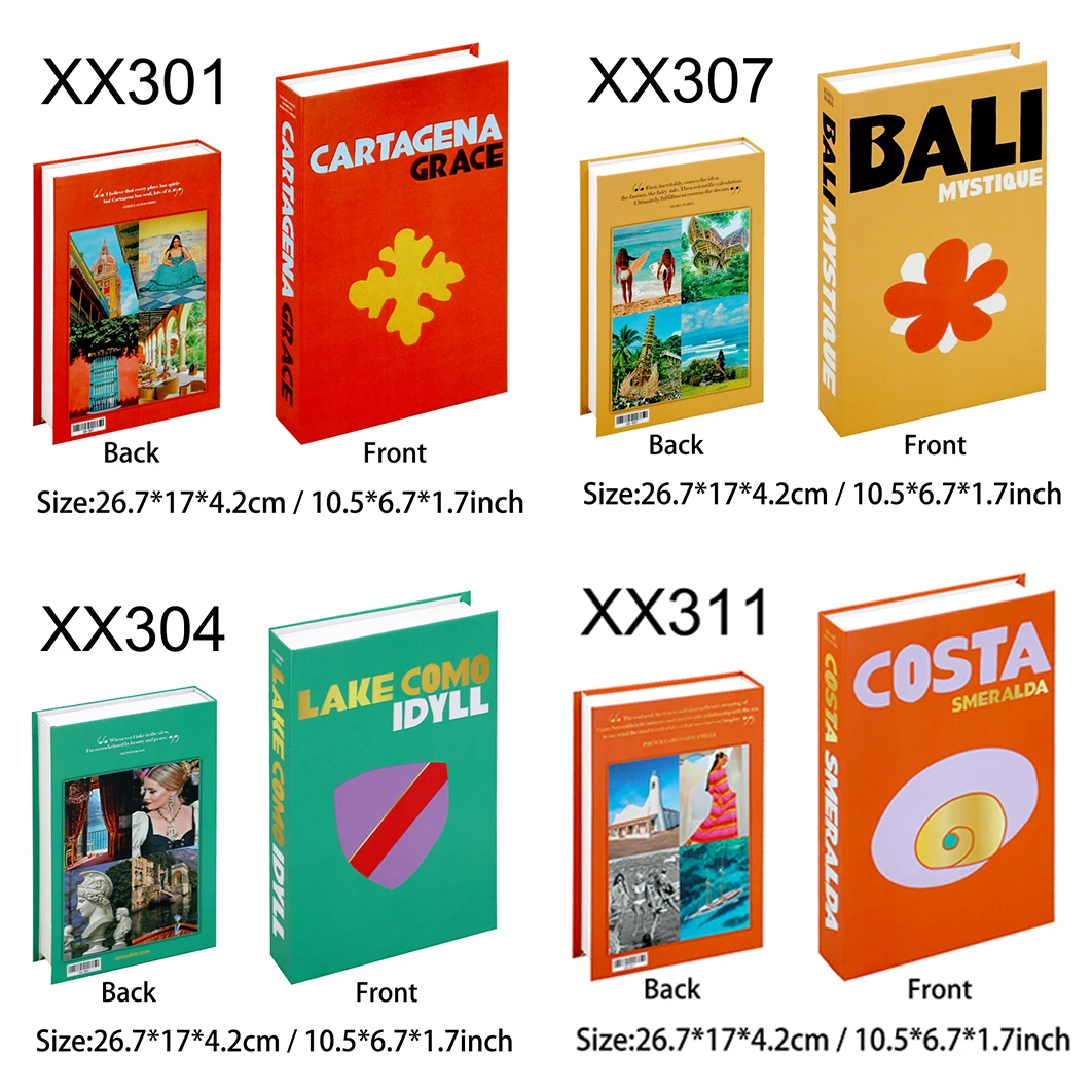 

Travel Series Fake Book Decoration Coffee Table Decoration Living Room Fashion Prop Books Home Decoration Model Room IBIZA CAPRI