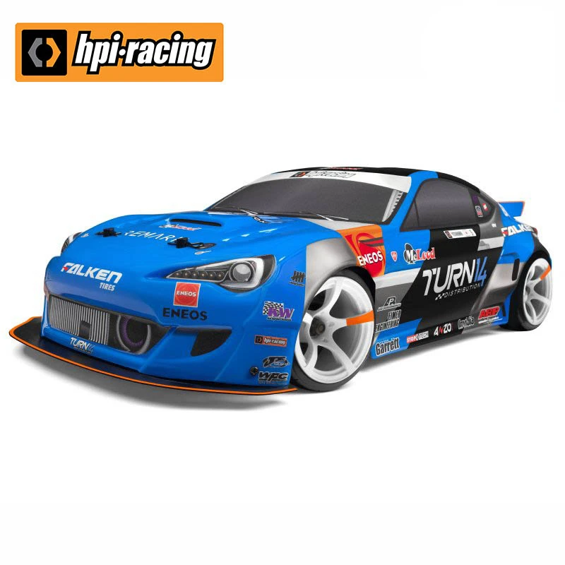 

HPI RS4 SPORT Subaru BRZ 1/10 RC 4WD шлифованный плоский беговый Дрифт-грузовик SUBARU DAI yoshiхара #12096