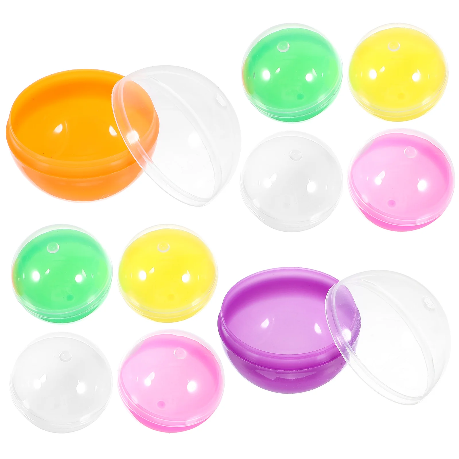 50 шт. капсула для яичной машины заполняемые шарики пластиковые пустые