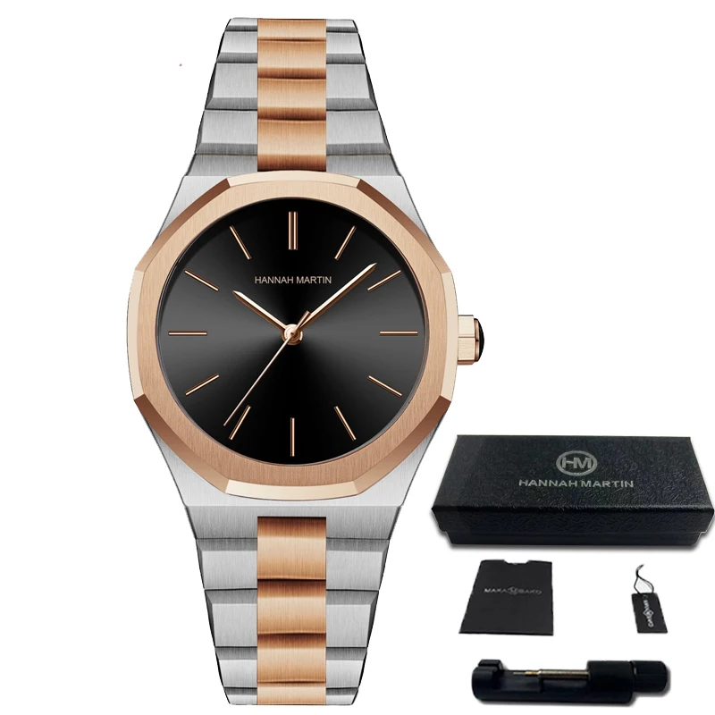 

Free Shipping Watch For Women Luxury Design Fashion Cutting Japanese Original Movement Stainless Steel Ladies Gift Wrist Watch