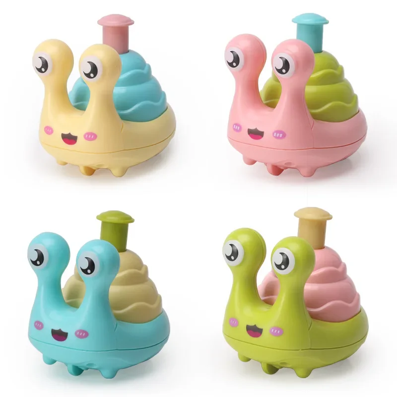 

Children Press Forward Crawling Snail Cartoon Animal Mini Toy Car Inertia Pull-back Car Wind Up Toys