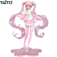 100 genuine taito vocaloid hatsune miku anime figure model collecile action toys gifts