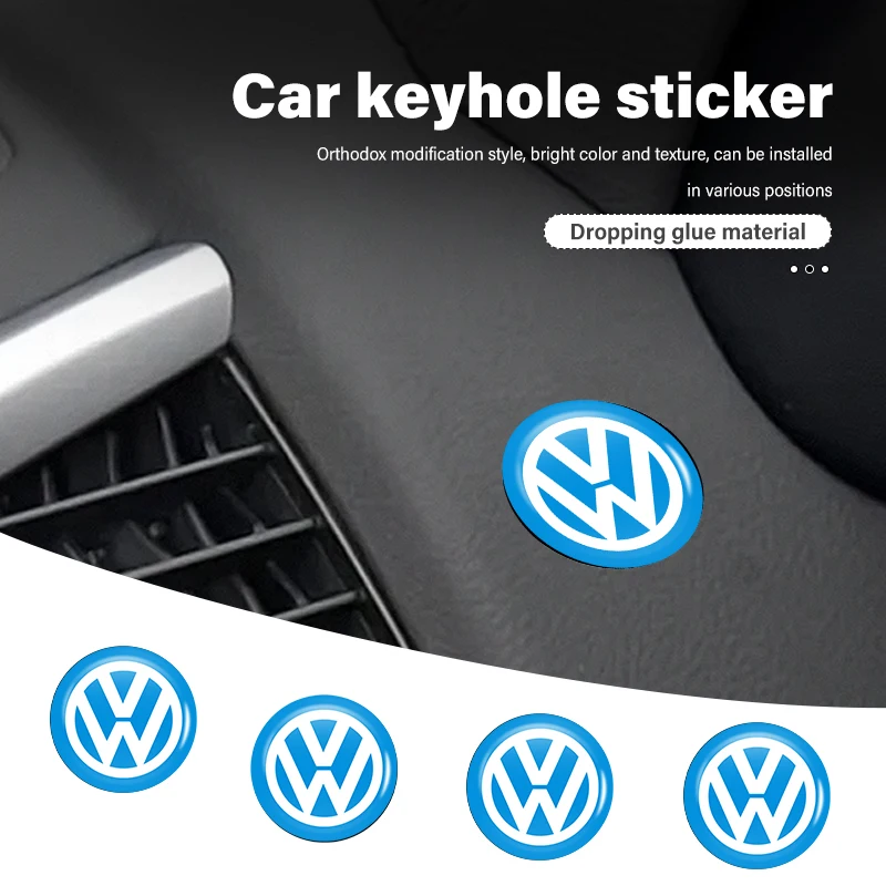 8 шт. наклейка на дверной замок защитная крышка для замочной скважины Volkswagen VW Scirocco