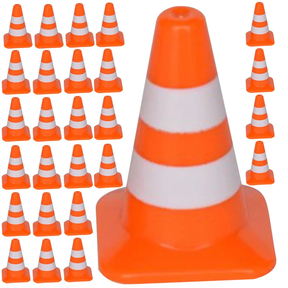 

Cones Traffic Mini Toy Signs Cone Road Toys Construction Kids Sign Orange Miniatureroadblock Barricade Street Trainingsoccer