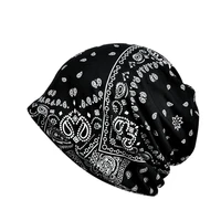 cokk winter hats for women men turban hat female beanie flower pattern hip hop bone male gorro feminino ponytail hat new