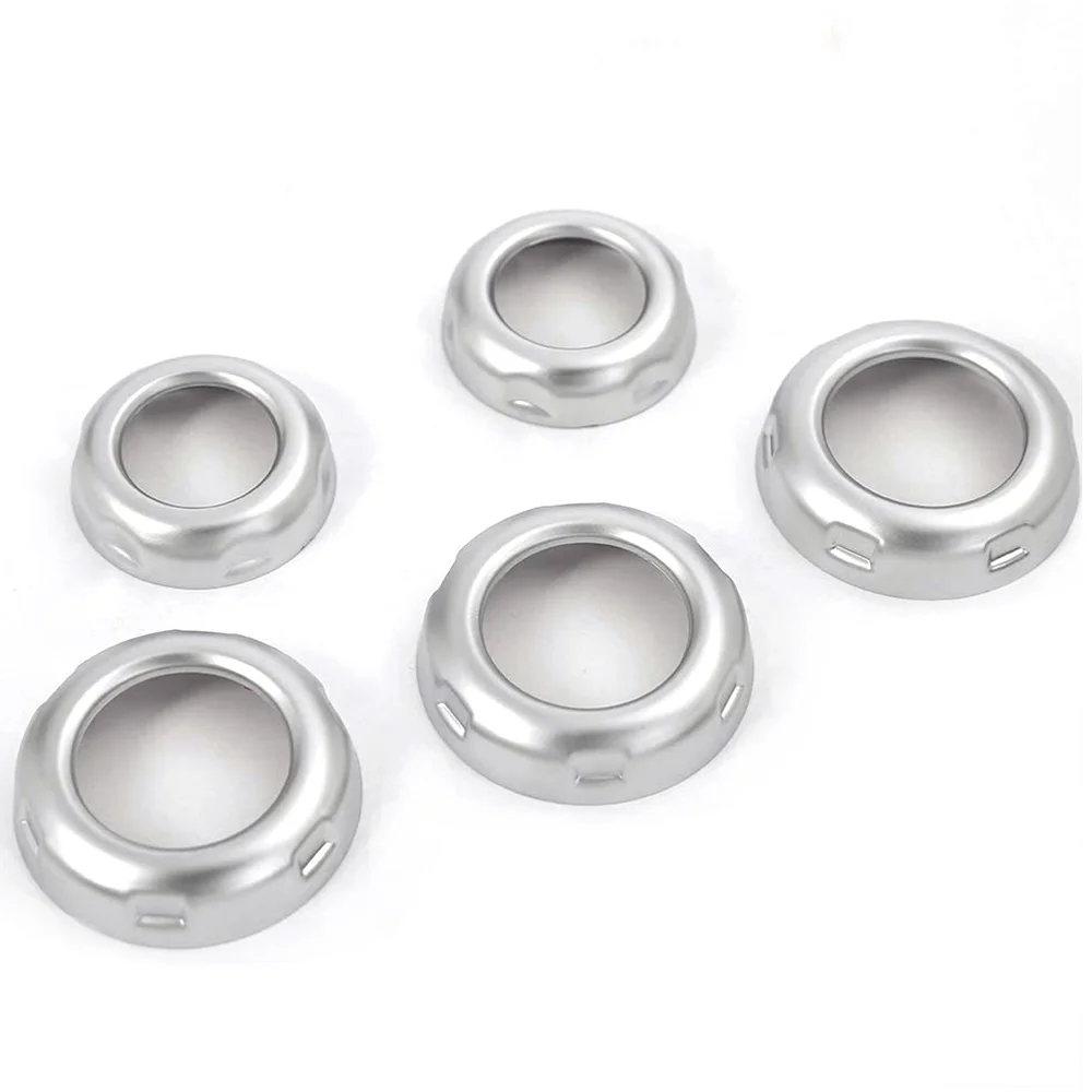 

Car Volume and Air Conditioning Knobs Trim Stickers for Land Rover Discovery 4 LR4 Range Rover Sport Freelander 2