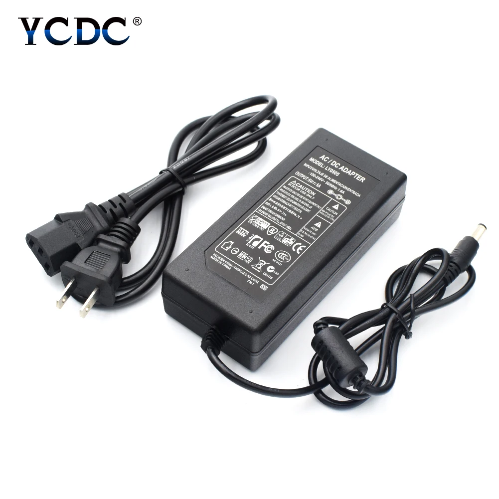 

DC 5V 5A Charger US/EU/UK/AU Plug AC100-240V To DC 5V 5A Power Supply Adapter Converter Transformer For Audio/video System