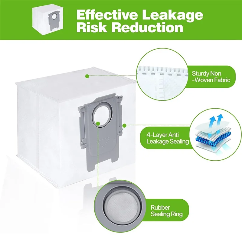 Сменные мешки для пыли 8 шт. S8 + /S8 Pro Ultra / S7 MaxV Q5 Max сумка пылесоса