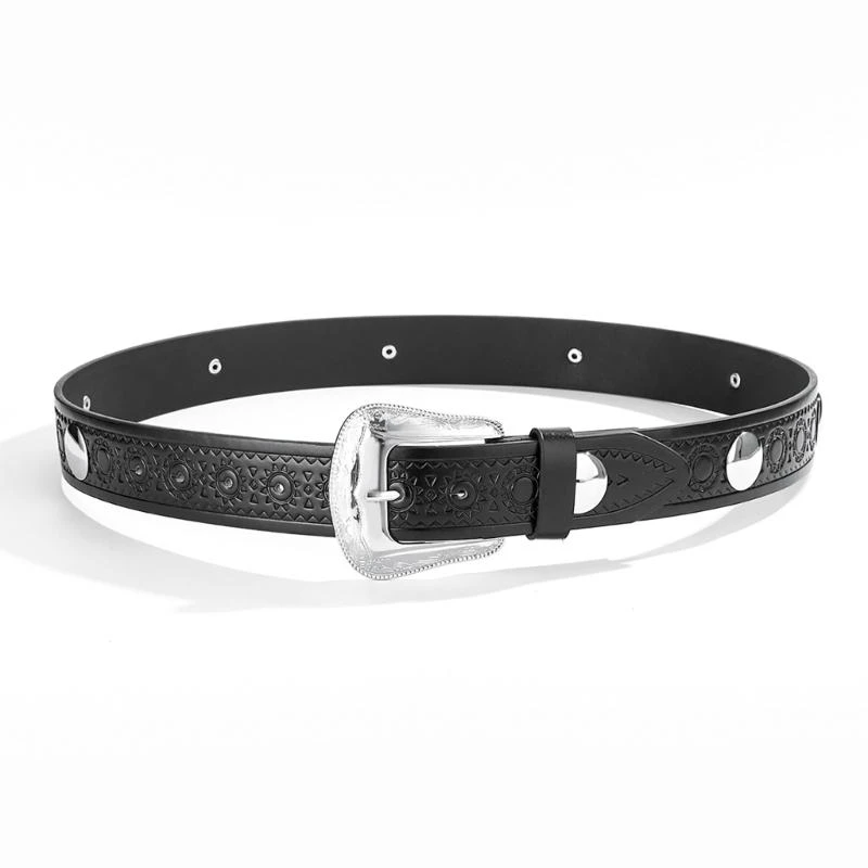 Фото Стильный тисненный фестиваль PU Festival Festival Belt Universe Duprability Tastband, подходящий для различных случаев Y166 №2