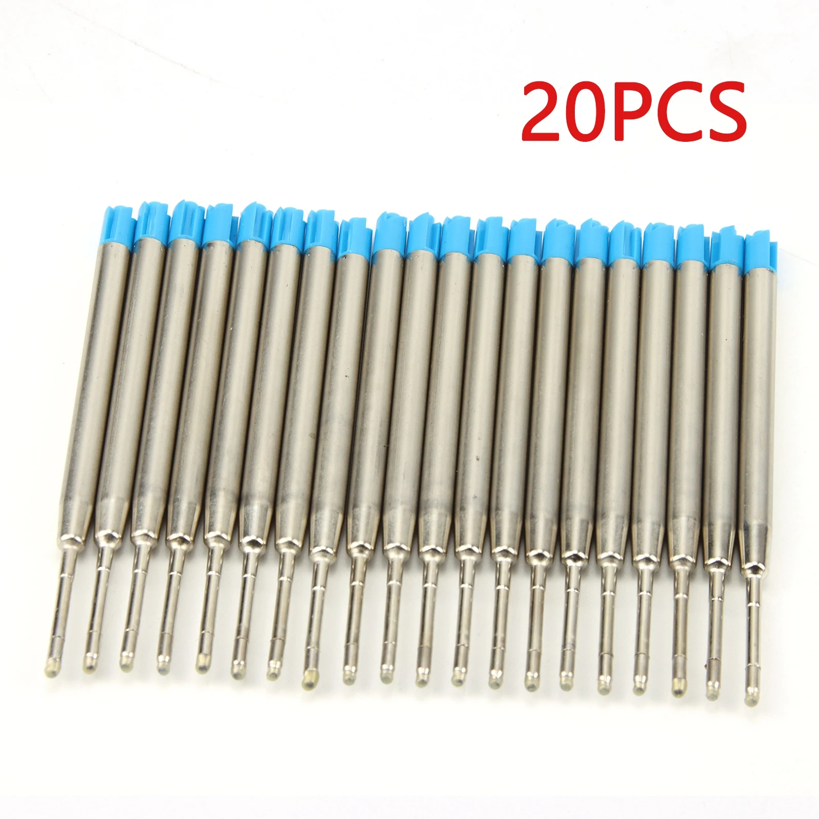 

Стержни для шариковых ручек Parker C22030709, 20 шт., средняя точка, синие, красные, черные