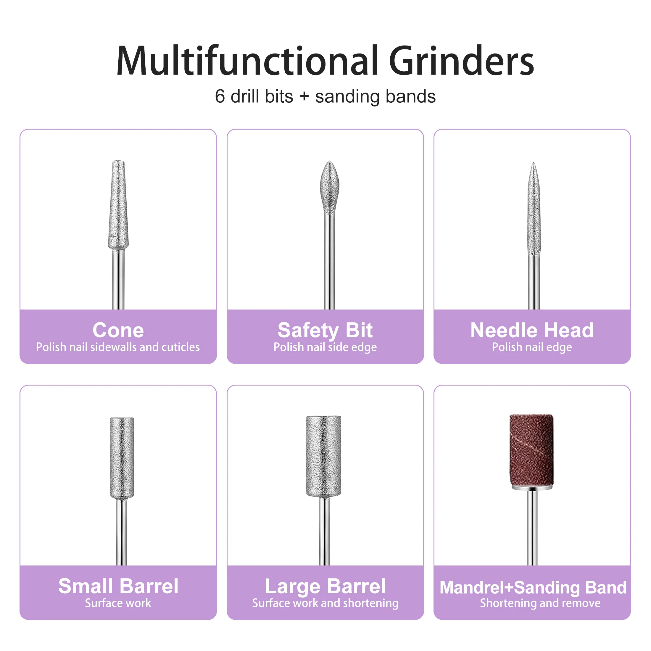 6 шт. аксессуары для инструментов полировальная головка круговая абразивная