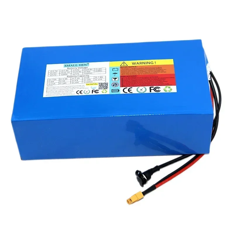 52 В 20 Ач 18650 настраиваемый литиевый аккумулятор 14s6p подходит для различных