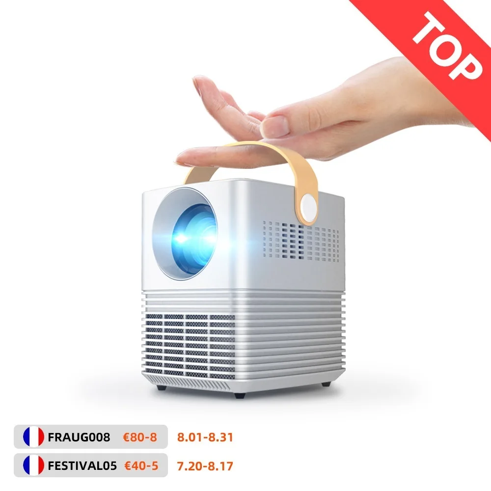 

2022.BYINTEK C720 Home Theater LED Mini Portable Full HD Projector Beamer for 1080P 3D 4K Cinema (Optional Android 10 Battery)