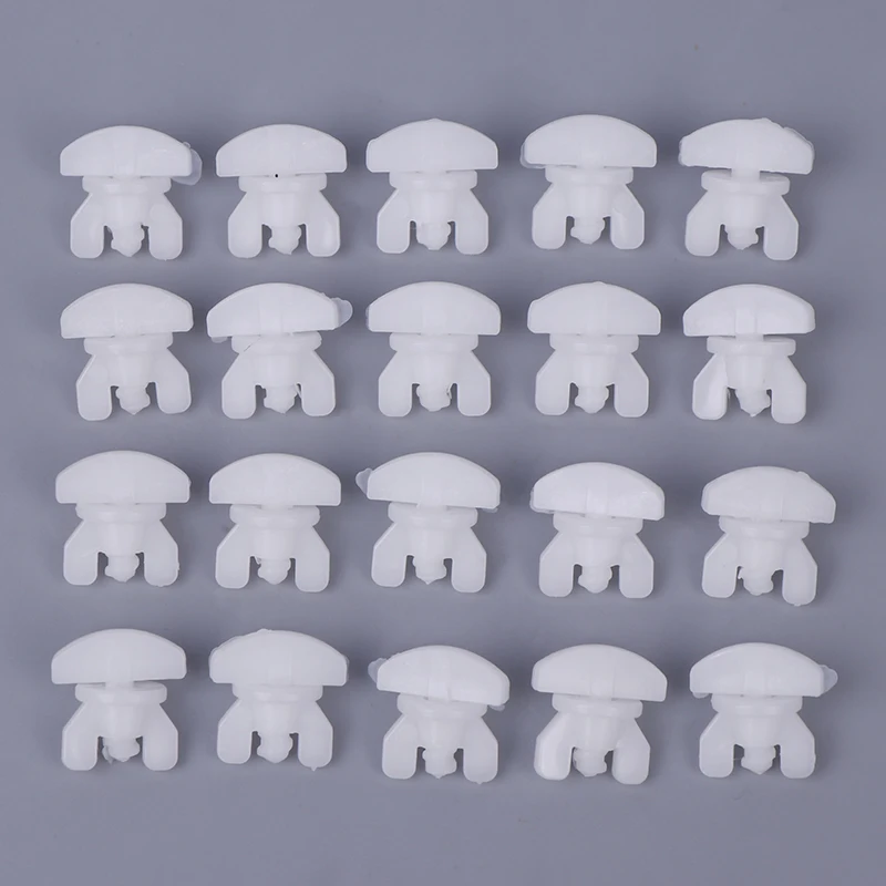 

Пластиковые стопоры для штор, белый, 20 шт