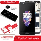 ЖК-дисплей с рамкой для Oneplus 5, A5000, 100% протестированный, 5,5 дюйма, OLED, кодирующий преобразователь сенсорного экрана в сборе