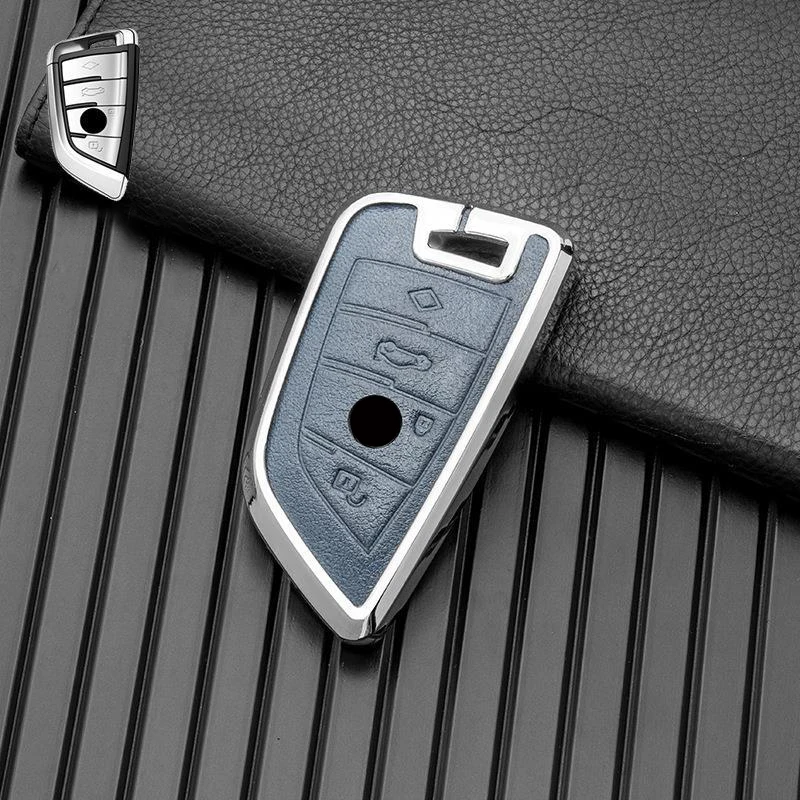 Фото Чехол для автомобильного ключа из цинкового сплава для BMW 1, 3, 5, 7 серии, X1, X3, X4, X5, X6, G20, G30, F15, F16, G01, G02, G05, F10, F20, F30, G07, F34 №5
