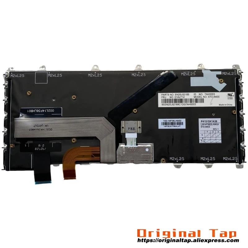 DE немецкая клавиатура с подсветкой для Lenovo Thinkpad X380 Yoga 370 01EN398 01AV687 01HW587 01HW627