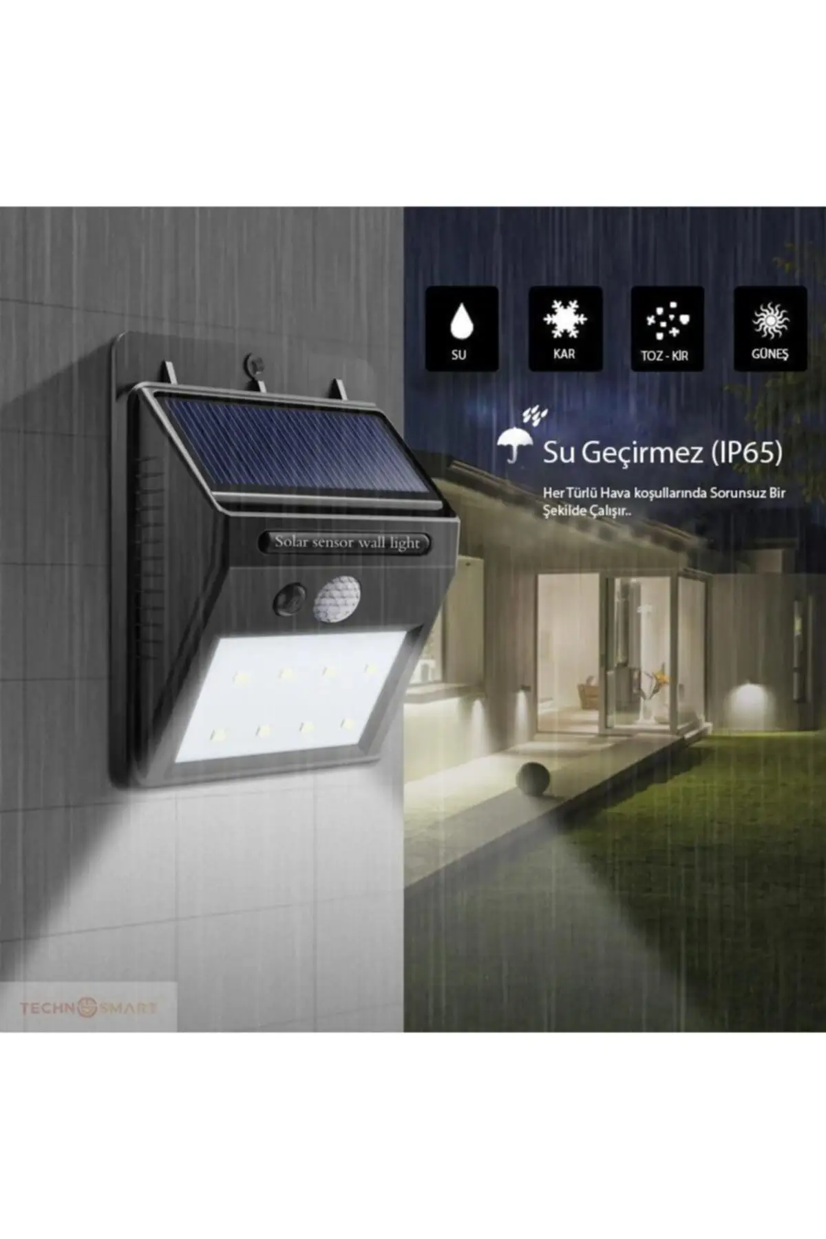 

Motion Sensor Solar Powered Led Lighting Outdoor Garden 20 Led Li a