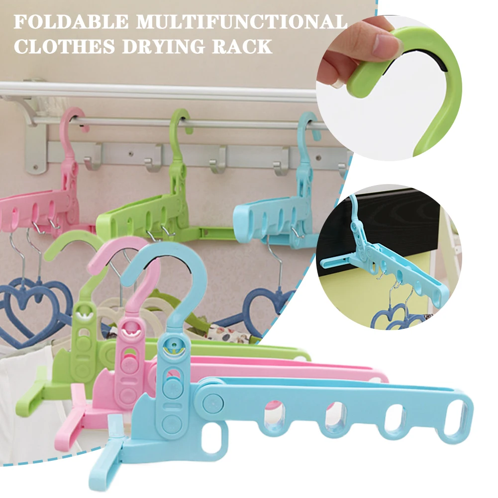 

Clothes Hanger for Home bathroom Durable ABS Foldable Anti Slip Hanger Coat Rack Hangers for Outdoor Travel porte-manteaux