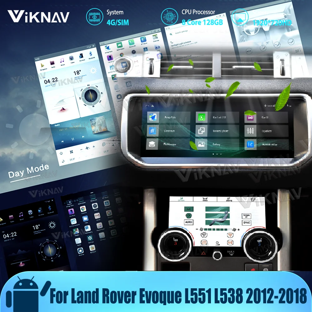 

Android 10.0 Autoaudio For Land Rover Evoque L551 L538 2012-2018 Car Radio 10.25 inch HD Touch Screen IPS GPS Navigation Stereo
