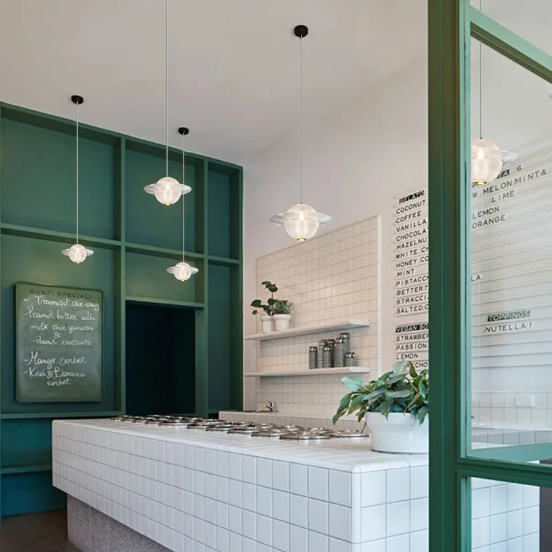 Современные подвесные светильники. Скандинавские дизайнерские стеклянные