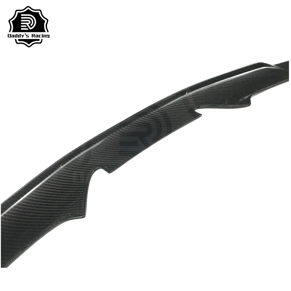 Разветвитель губ переднего бампера из сухого углеродного волокна подходит для