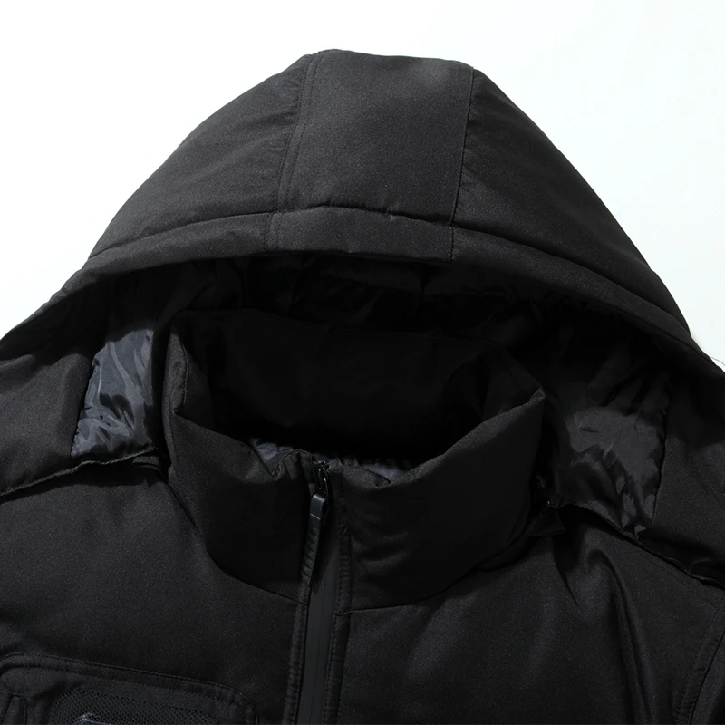 Down jacket men's mid-length 2022 new high-neck tide brand autumn and winter coat Korean version trendy and handsome clothes
