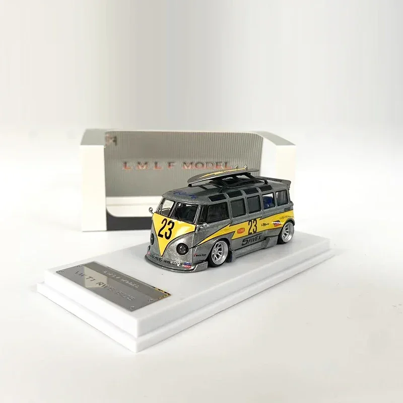Игрушечная модель автомобиля LMLF 1:64 автобус T1 Kombi широкий корпус литый под