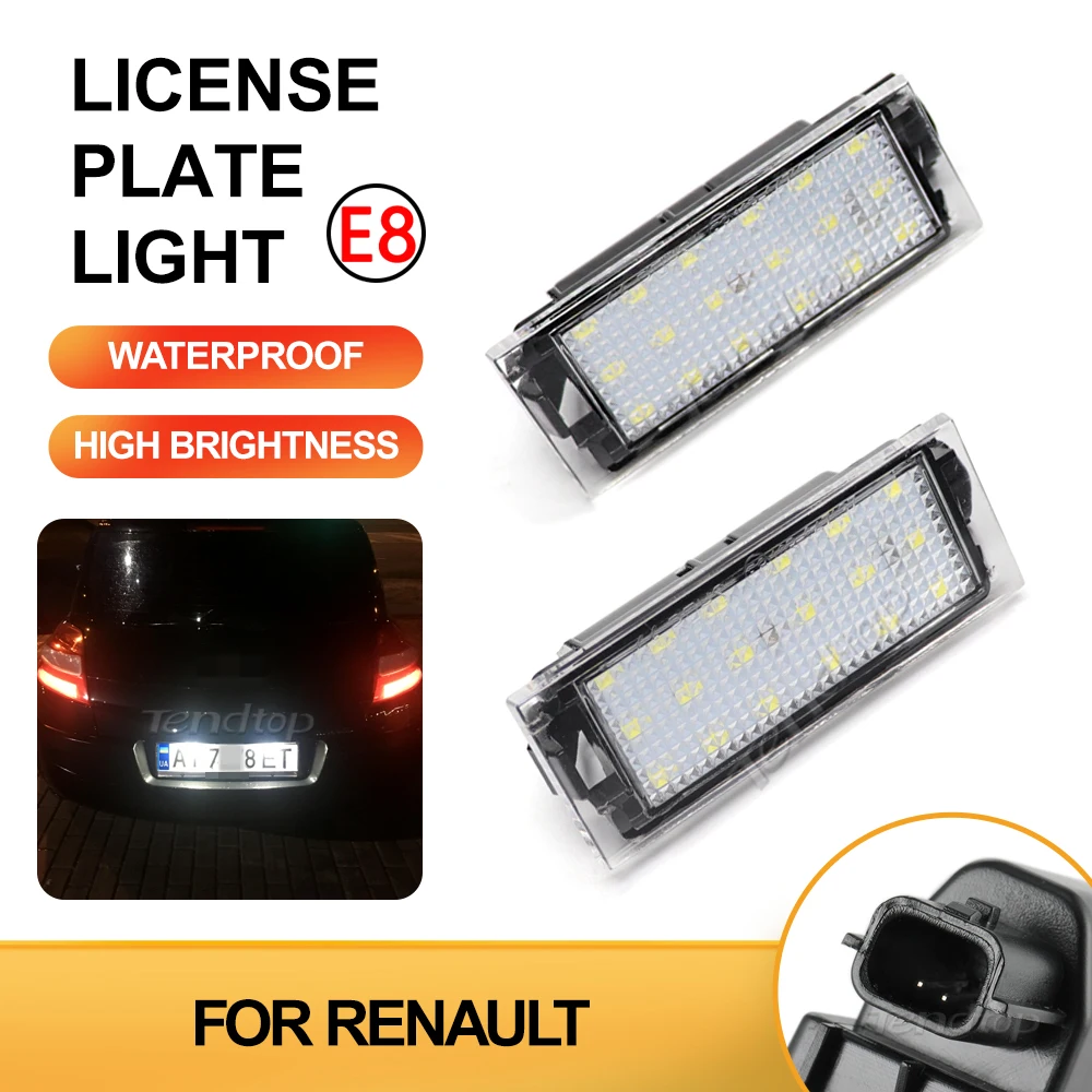 

Лампа для номерного знака, белая, без ошибок