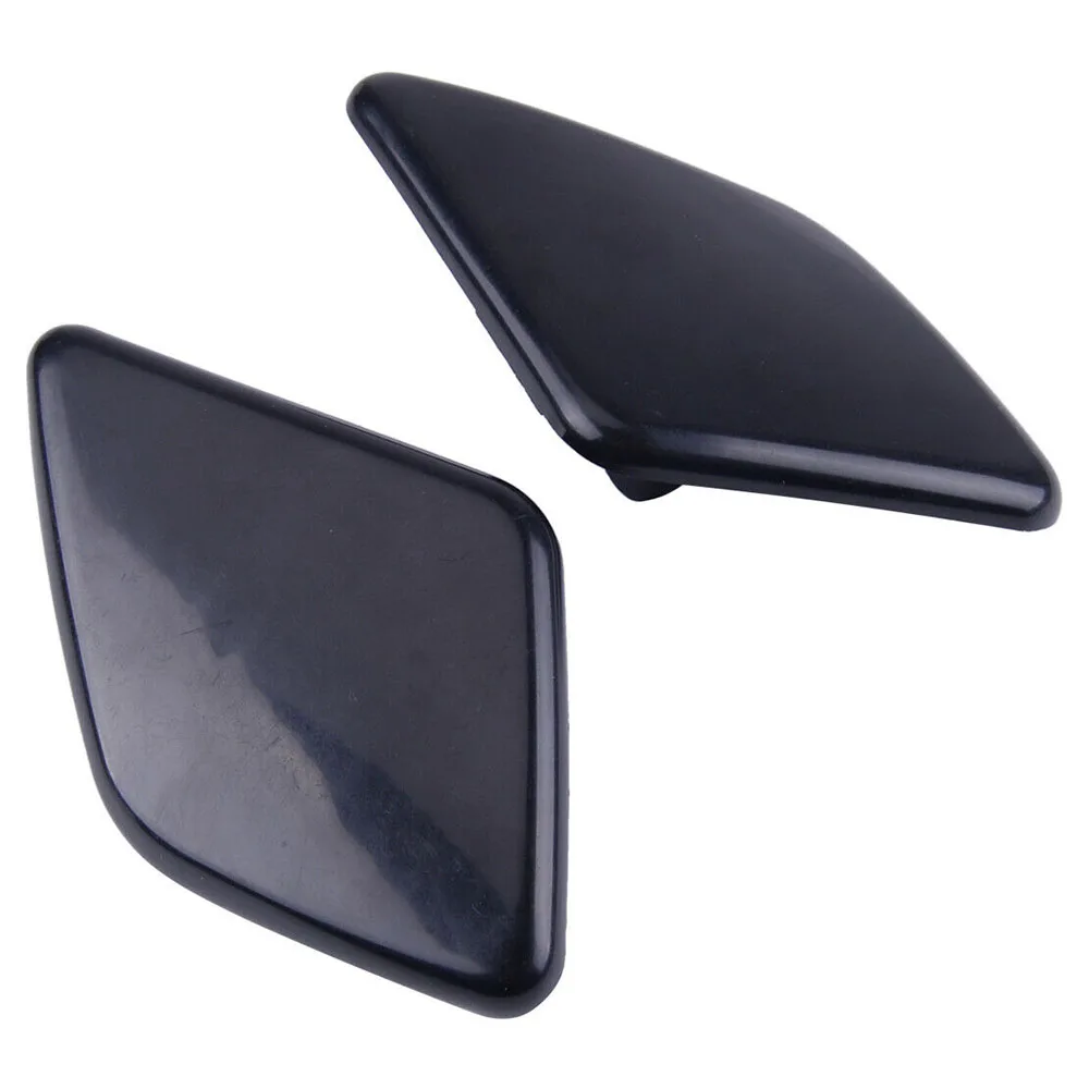 

1Pair Front Bumper Headlight Washer Cap Cover Fit For VOLVO XC90 2007-2014 Plastic Black Exterior Bumpers Accessories