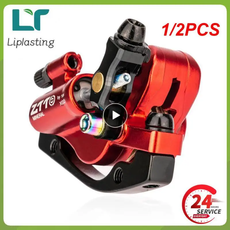 

1/2PCS Line Pulling Hydraulic Disc Brake 2 Piston MTB Road Folding Bike Oil Disc Brake Calipers