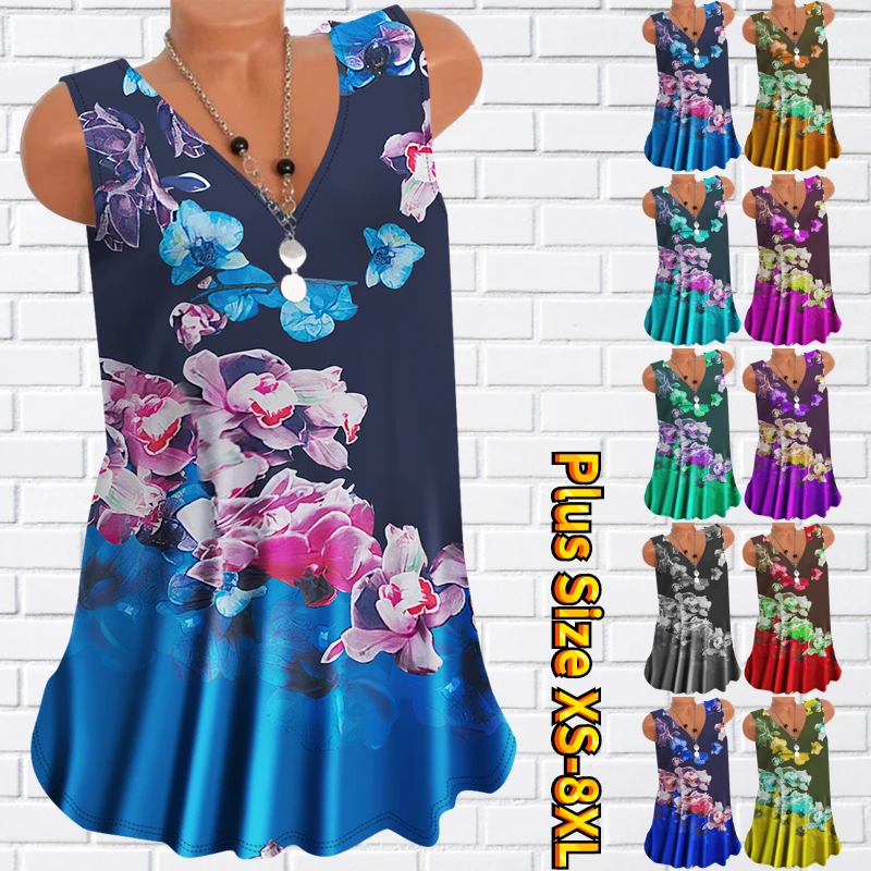 

2023 New Women's Green Fashion Sleeveless Geometric Print Knee Length Dress Summer V-Neck Fashion Casual Skirt Slim Skirt