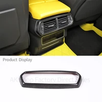 for lamborghini urus rear seat air conditioner outlet panel frame cover real carbon fiber interior modification car accessories