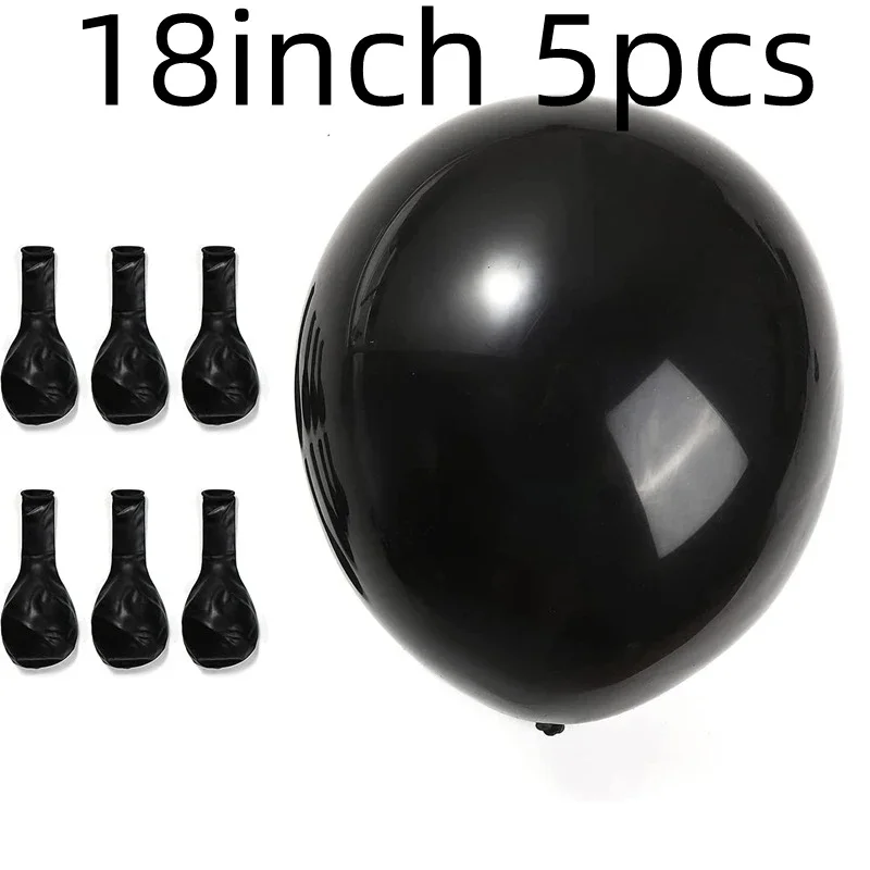 

Черный воздушный шар 5 дюймов 10 дюймов 12 дюймов 18 дюймов 36 дюймов круглый матовый клеевой шар украшение для дня рождения, свадьбы