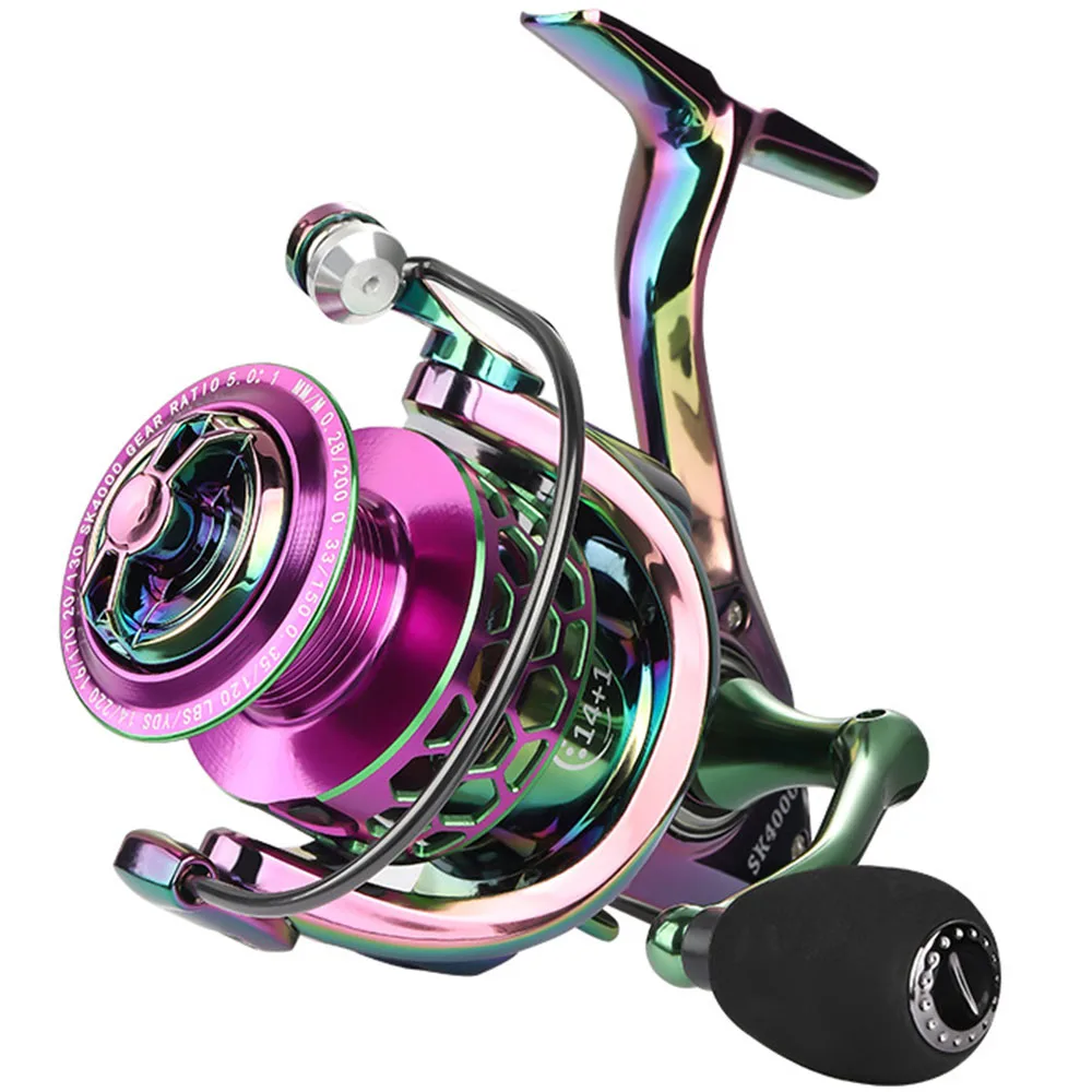 Metal Spool Casting Line Cup 1000-7000 Series Water Resistance Spinning Wheel Fishing Tackle Reel Sea Fishing