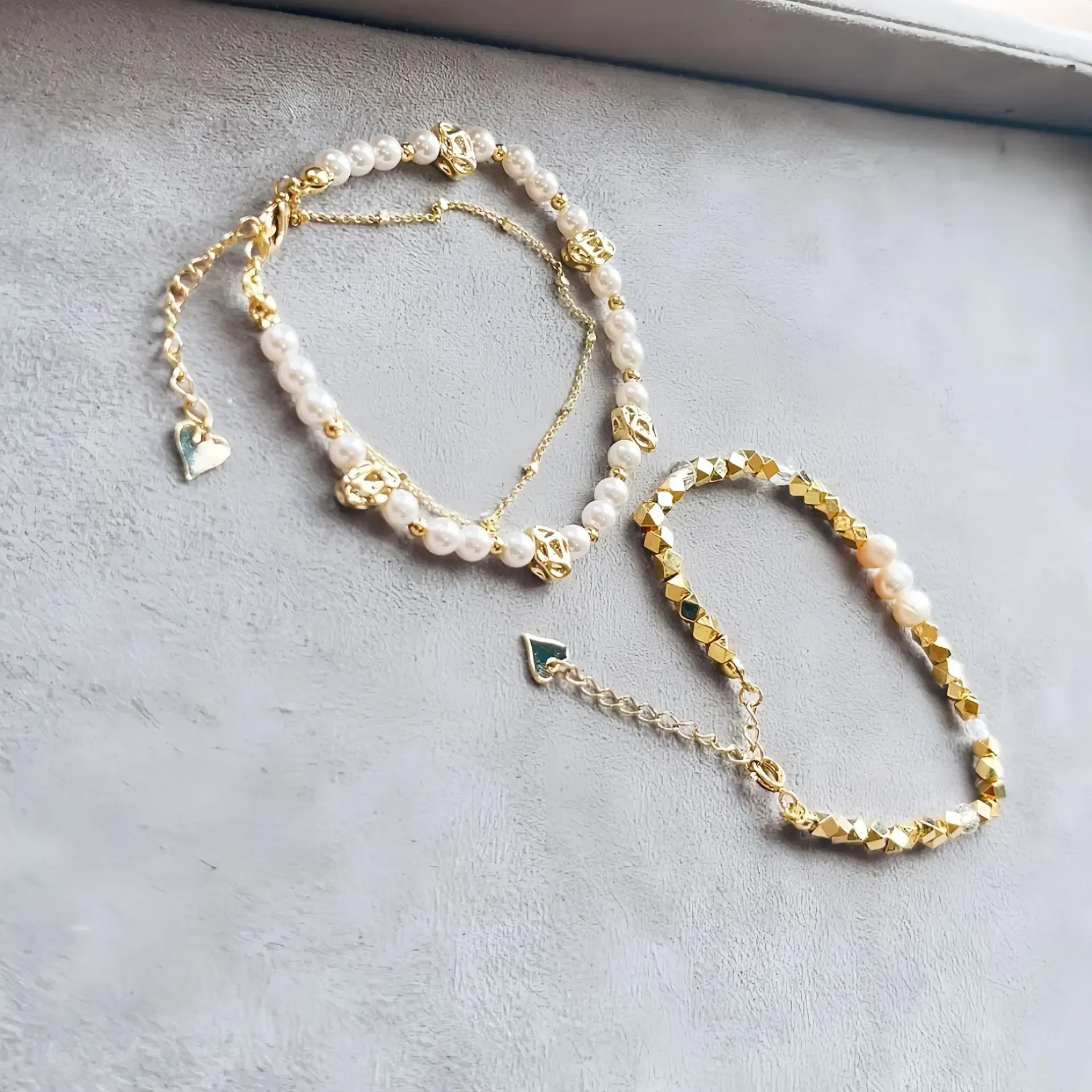 Ювелирные изделия Mwiwei экспортное качество двухслойный жемчужный браслет