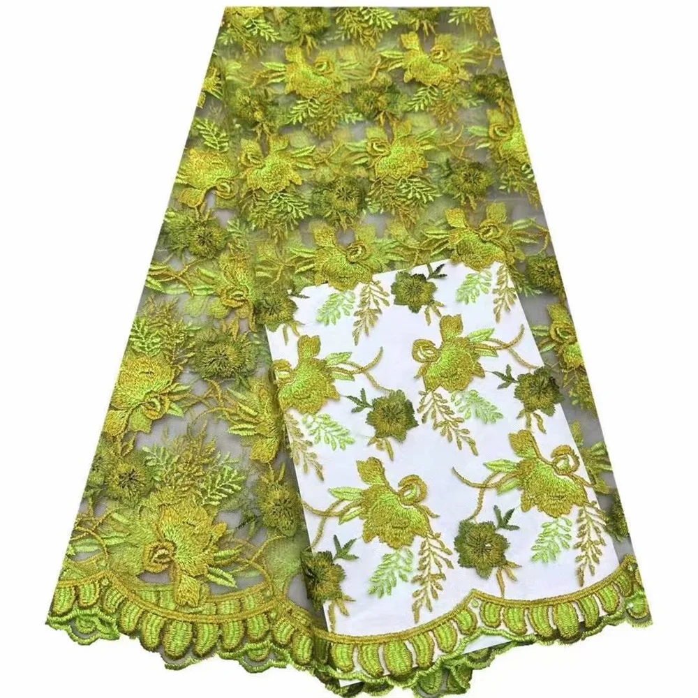 Новый дизайн африканская Тюлевая кружевная ткань 2024 высококачественные