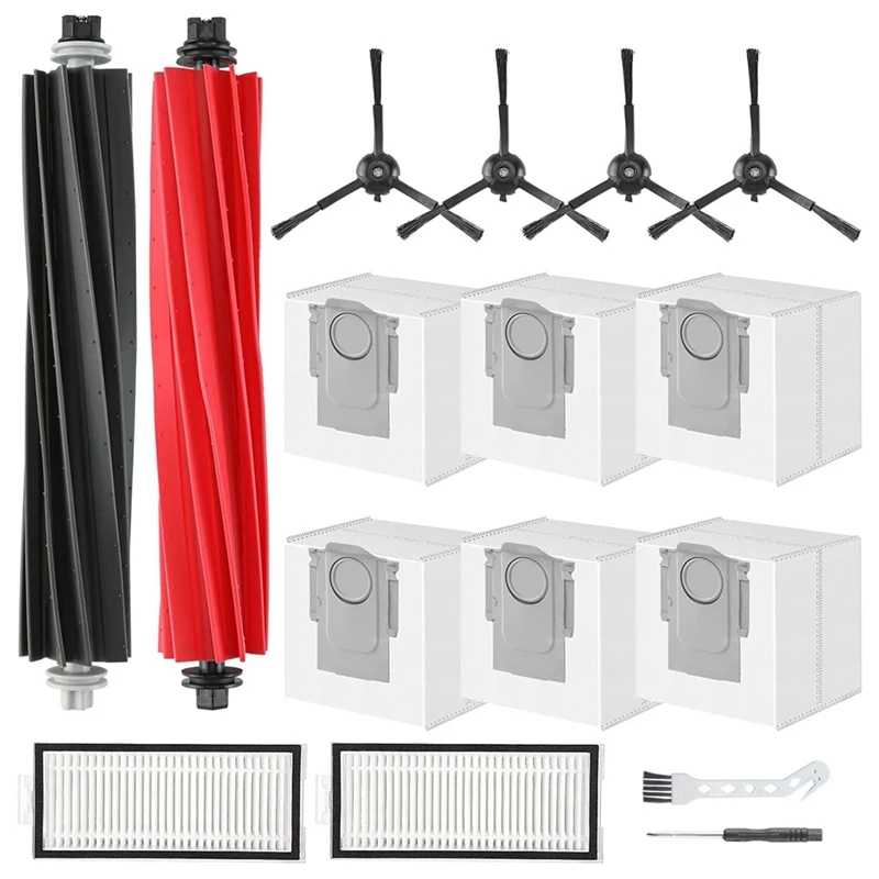 Для Roborock Q5 Max+/Q5 Duoroller+ робот-пылесос основная боковая щетка фильтр Hepa мешки для