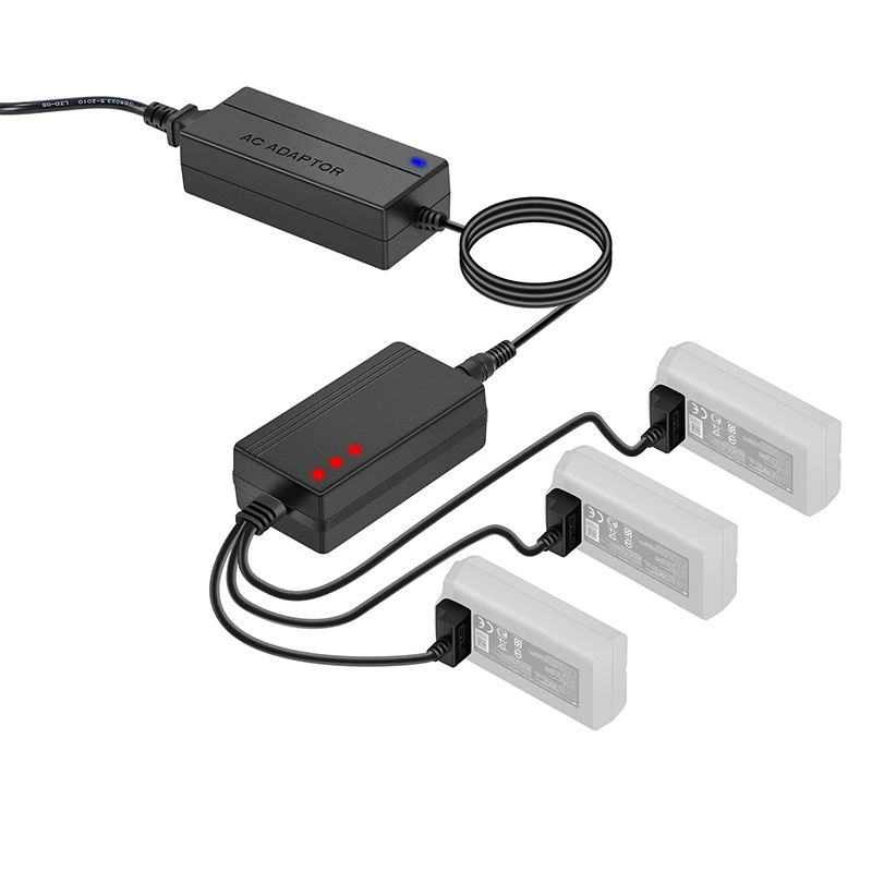 

3 In 1 Fast Charger For DJI Royal Mavic Mini/Mini2/SE Battery Butler 60W Drone Smart Battery Charger