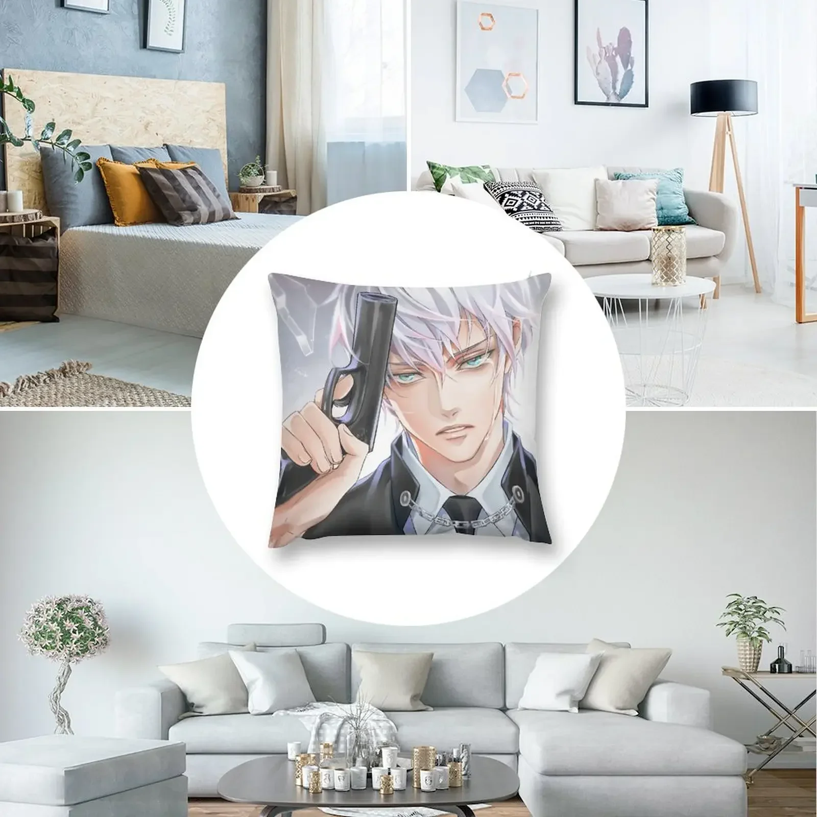 Saeran - Mystic Messenger Декоративная подушка Наволочки Подушка